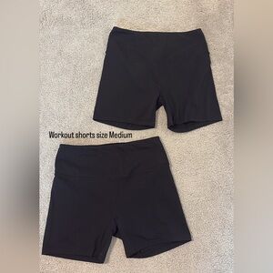 Women's Athletic Black Shorts